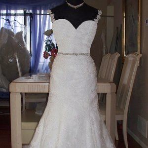 Maggie Sottero Wedding Dress Bridal Gown Size 8